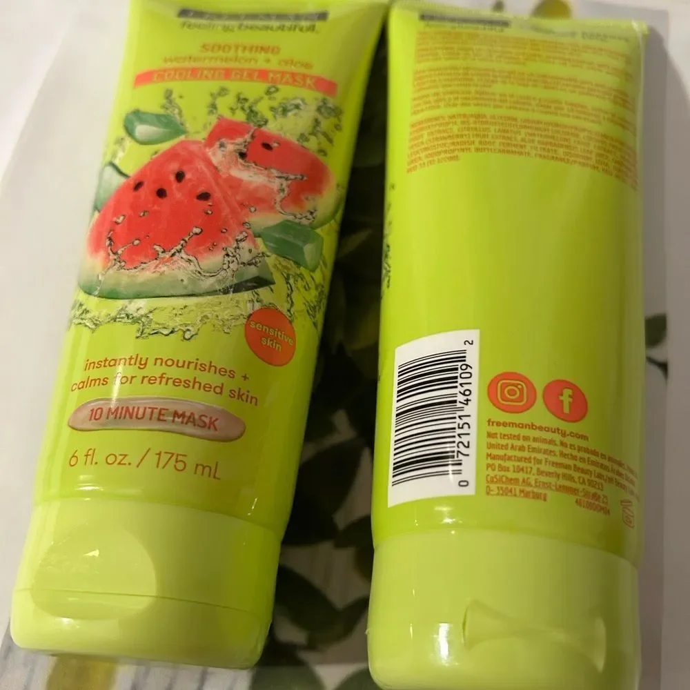 🎁Watermelon & Aloe Cooling Gel Mask - Green💥